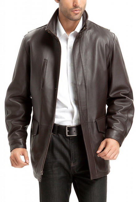 коричневые модели кожаных курток